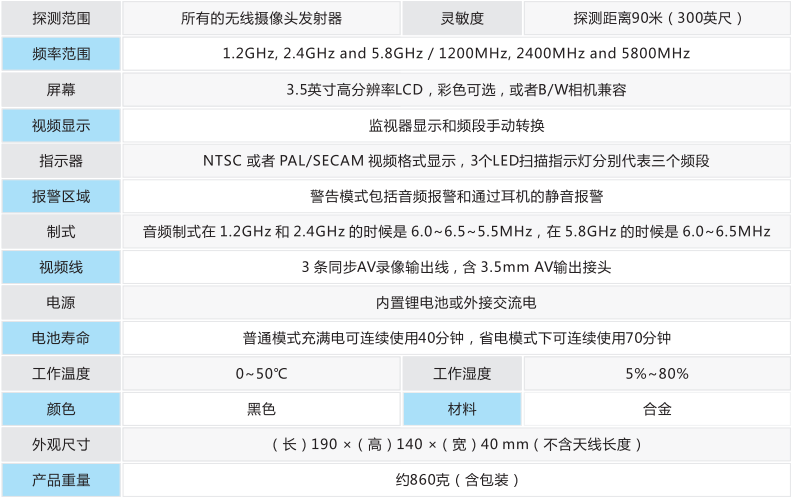 台湾确保安VS-125无线针孔频率探测器2.jpg